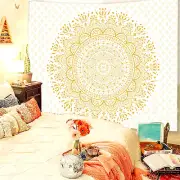 Indian Mandala Wall Hanging Tapestry Boho Wall Cloth Tapestries Decor Psychedeli