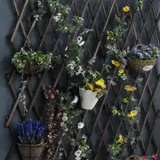 Fityle Lattice Fence Expandable Plant Climbing Lattices Trellis Fence,