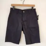 NWT Volcom Black Stretch Men's Chino Shorts Skateboarding Men's 28