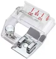 Bias Binder Presser Foot Attaching Adjustable Binding Snap-on For Sewing Machine