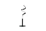 Allison LED Elegant Modern Spiral Table Lamp Light - Black