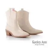 在飛比找遠傳friDay購物優惠-Keeley Ann木紋跟西部短靴(米白色277137432