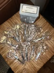 New One Dozen GINGHER Scissors 4” Rounded Pocket Shears GERMANY Blunt Tip.