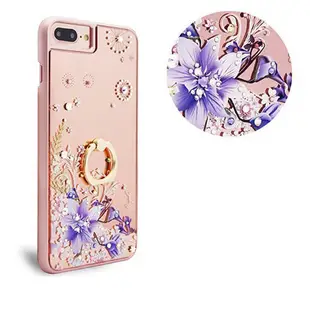 apbs iPhone8 Plus/7 Plus/6s Plus/6 Plus 施華彩鑽鏡面指環扣手機殼-祕密花園現貨