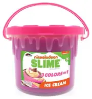 Cra-Z-Art Nickelodeon 3 Color Ice Cream Slime Pink/White/Brown
