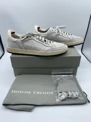 Officine Creative Women’s Sneakers Kareem #106, Size 40 IT / 10 US - Gray White
