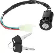 Alipis 1Set Ignition Switch with Key for Mini Bikes and Scooters Durable Replacement for Off Road Vehicles