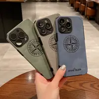 在飛比找蝦皮購物優惠-STONE ISLAND 復古絨面革石島 iPhone 手機