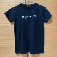在飛比找蝦皮購物優惠-[Agnes b.] 小b Logo T恤 童裝 二手