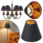 Black Lamp Covers Fabric Indoor Lighting New Desk Lamp Home Decoration