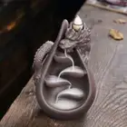 Relief Dragon Incense Burner Cones Waterfall Backflow Incense Holde Incensory