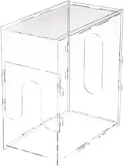 Breast Milk Storage Tower Freezer Storage Organizer,Clear Acrylic Feed Baby Breastmilk Storage Bag Containers for Fridge Easy to Use Transparent