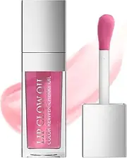 Hydrating Lip Glow Oil, Moisturizing Lip Oil Gloss Transparent Plumping Lip Gloss, Big Brush Head Non-S y Long Lasting Nourishing, ed Lip Balm for Lip Care and Dry Lips As Shown 3