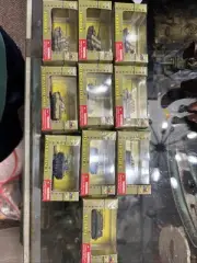 9 German Tanks Plus One Other Vehicle. Brand New. See Ruler For Scale.