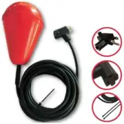 Sump Alarm Sludge Boss Tether Float Switch (Piggyback Plug) w/ 33' Cord