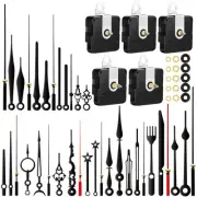 5pcs High Torque Quartz Clock Movement Mechanism Replacement Clock Kit with 1...