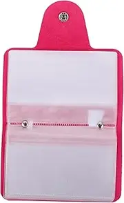 Healvian Cool Nail Stamp Plates Organize Nail Art Stencils in Fashionable Pouch