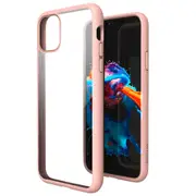 ZUSLAB iPhone 11 Pro Max Case Tough Fusion Shock Absorption Rubber Bumper Pro Maxtective Transparent Hard Back Clear Cover for Apple - Pink