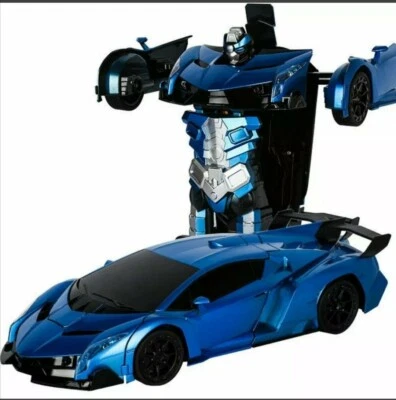 Transformation Deformation Robot Toy Car. 2 x Toy cars, 1x Blue,1xYellow
