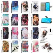 Case for Galaxy S21 S20 S10 Note 20 Ultra Plus Pattern Leather Wallet Flip Cover