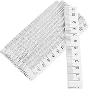 ORFOFE 10pcs Paper Measuring Ruler Cloth Measurement Tool for Sewing Craft Engineer Scale Tape Mini Body Tape Portable Lightweight