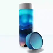 Aurora Borealis Cremation Urn, Biodegradable Urn, Scattering Tubes, Burial Urn