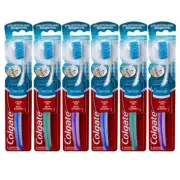 Colgate Ultra Soft Toothbrush Pack of 6 Gentle Cleaning for Sensitive Teeth