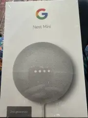 Google Nest Mini (2nd Generation) Gray Chalk - Factory Sealed