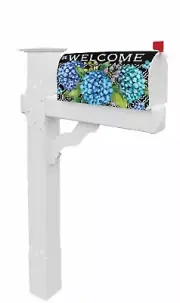 Blue Hydrangea Magnetic Mailbox Cover (Cover Only)