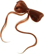 Elegant Bow Wig Hairpin Synthetic Hair Buns Fake Hair Buns for Women Hair Accessories for Girls Decorative Ponytail Clips