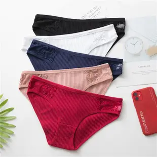 3Pcs/lot Solid Women's Cotton Panties Comfort Underwear 內褲