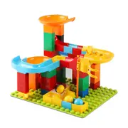 80Pcs Duploed Marble Race Run Building Blocks Maze Ball Track Preschoo