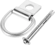 Amosfun Sturdy Stainless Steel Trailer D-Rings Truck Cargo Hooks Removable Loop for Heavy Duty Tie Down
