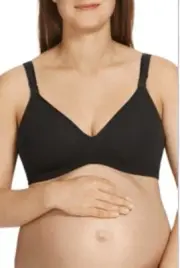 Berlei Barely There Ladies Maternity Wirefree Bra size 16DD, Black, RRP $64.95
