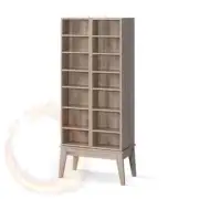 Artiss Bookshelf CD Storage Rack BERG Oak
