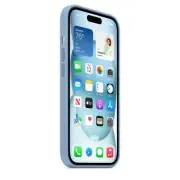 Apple Silicone Case with MagSafe for iPhone 15 - Winter Blue