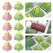 V3 Switches Mechanical Keyboard Linear Tactile 5Pin Hot swap PA66 Pre Lubed POM