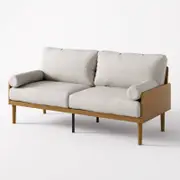 Zinus Arden Sofa 3 Seater Fabric and Bamboo Wood Frame