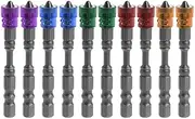 Yakamoz Phillips Screwdriver Bits, Magnetic Collar Design 10pcs 1/4 Inch Hex Shank PH2 Magnetic Phillips Cross Screw Screwdriver Bits Set Electric Power Driver Bit Set