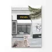 Leopard Fancy Store Print 100% Australian Made 90 x 120cm (Acrylic)