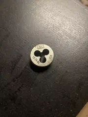 QTY 1 ACE/HANSON 12-24NC (1" OD) SOLID ROUND RETHREADING DIE MADE IN USA