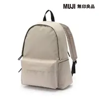 在飛比找momo購物網優惠-【MUJI 無印良品】可減輕肩膀負擔撥水加工聚酯纖維後背包(