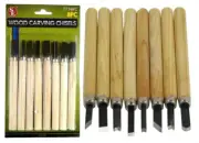 8 pc Wood Carving Chisels - Crevice Tool - Wax - Clay - Hobby