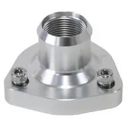 Aeroflow Billet Thermostat Housing - Silver, AF64-4029S