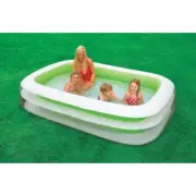 Intex Multicolor Plastic 203 gal. Water Capacity Rectangular Inflatable Pool 103