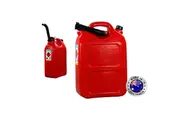 20L Jerry Can & Flexi Pourer Petrol Diesel 2 Mouth Fuel Bottle Container Red