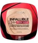 ~L'OREAL~INFALLIBLE 24H FRESH WEAR~ FOUNDATION IN A POWDER~20 IVORY~BRAND NEW~