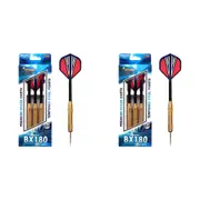 24pc Formula Sports BX180 Premium 18g Brass Barrel Darts Tempered Steel Tip