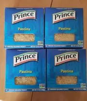 4 Boxes Prince Pastina Pasta Stars 12 oz NON GMO Macaroni Exp Jan 2026