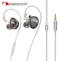 在飛比找momo購物網優惠-【NAKAMICHI】MV200 混合雙驅動入耳式有線耳機(